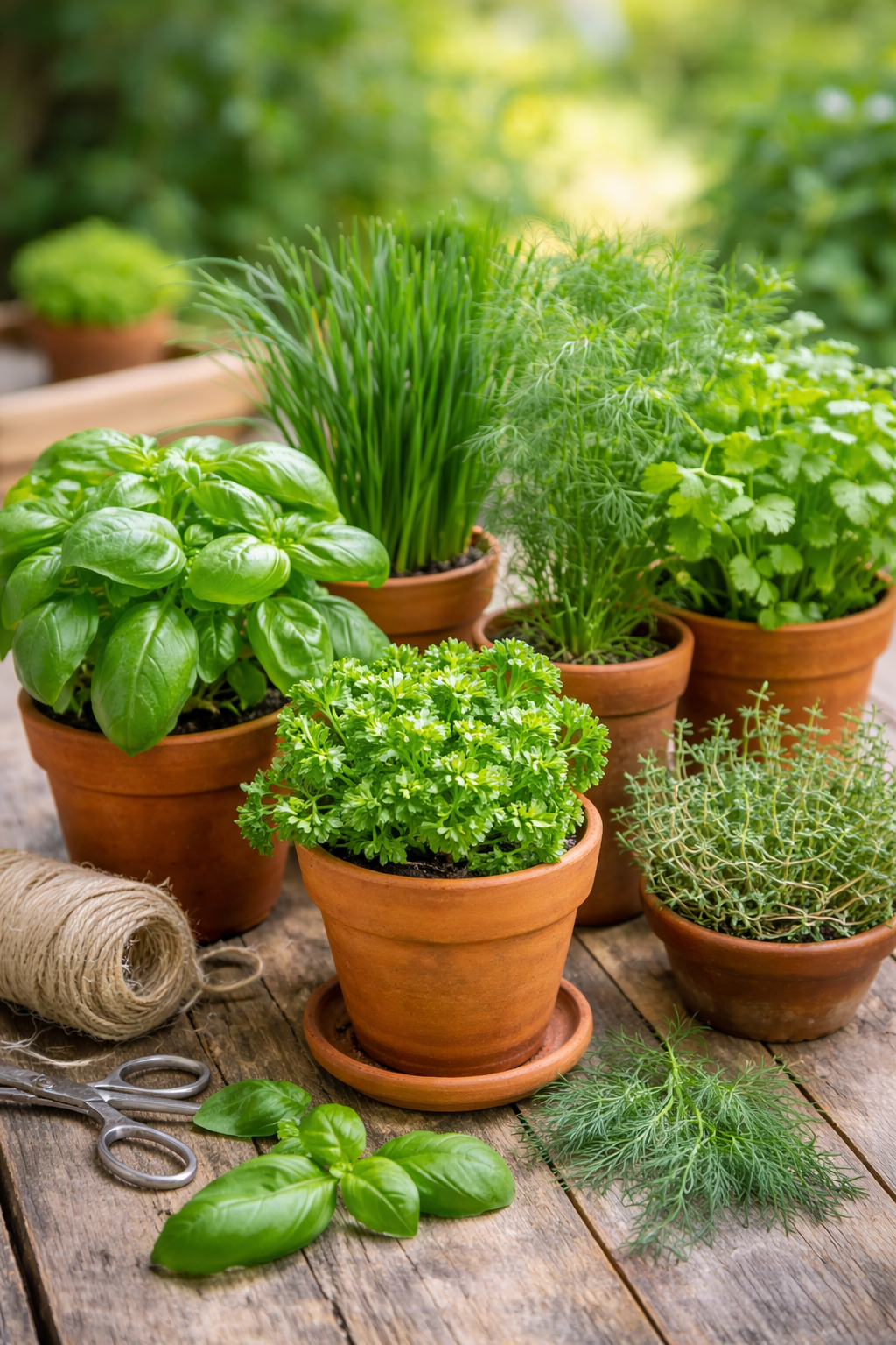 A Tiny Herb Garden Indoors: 6 Easy Herbs You Can Start From Seed