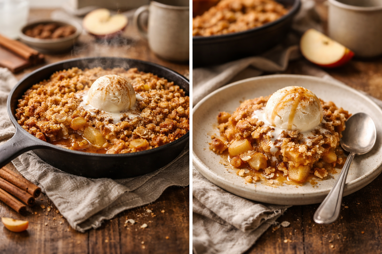 Cozy Winter Apple Crumble You Can Make in One Pan