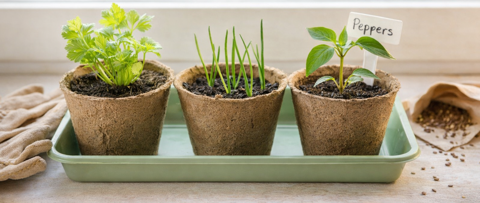 What You Can Start From Seed Indoors Right Now (A Cozy Late-Winter List)